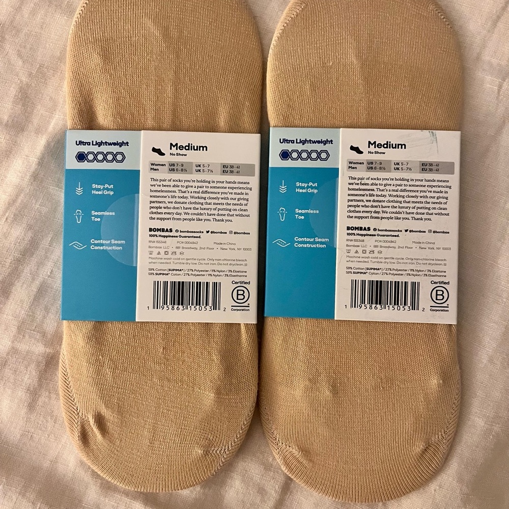 Bombas Low-Cut No Show Socks - Picture 2 of 5